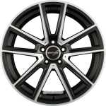 2DRV by WHEELWORLD WH30 Schwarz Matt Poliert (SP)